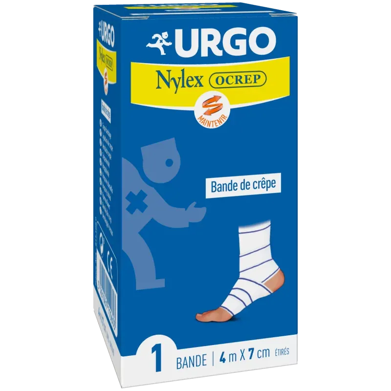 Urgo Nylex Ocrep Bande de Crêpe 4mX7cm - Univers Pharmacie