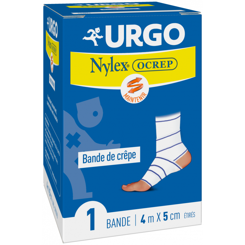 Urgo Nylex Ocrep Bande de Crêpe 4mX5cm - Univers Pharmacie