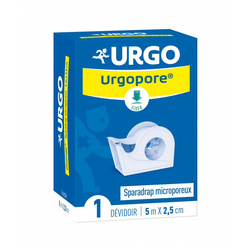 Urgo Urgopore Sparadrap Microporeux 5mX2,5cm - Univers Pharmacie Urgo Urgopore Sparadrap Microporeux 5mX2,5cm - Univers Pharmacie
