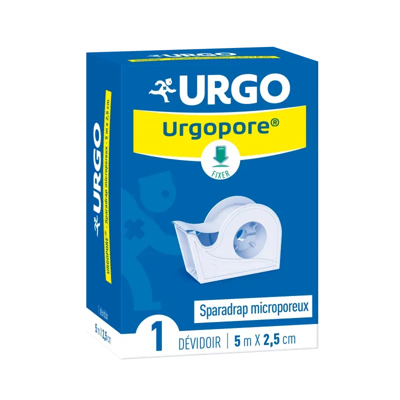 Urgo Urgopore Sparadrap Microporeux 5mX2,5cm - Univers Pharmacie