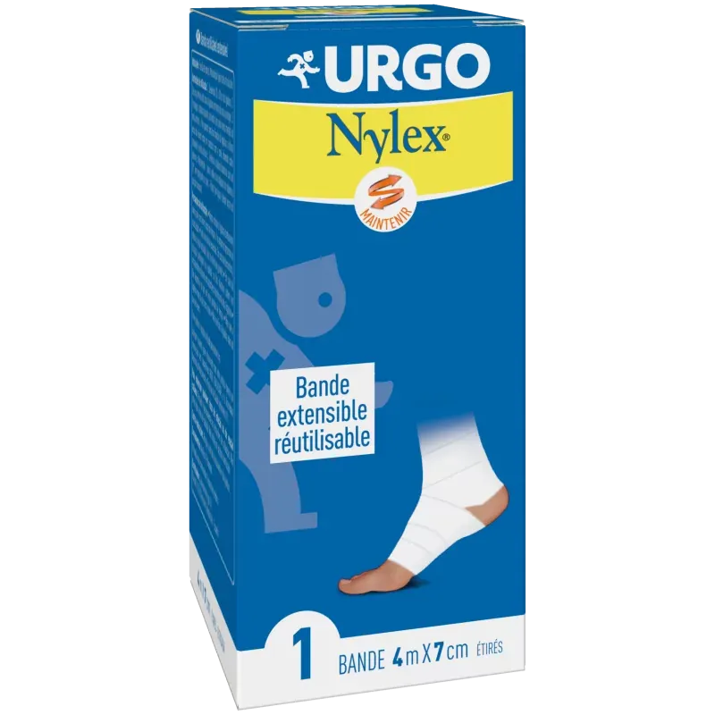 Urgo Nylex Bande Extensible Réutilisable 4mX7cm - Univers Pharmacie
