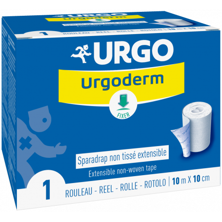 Urgo Urgoderm Sparadrap Non Tissé Extensible 10mX10cm - Univers Pharmacie