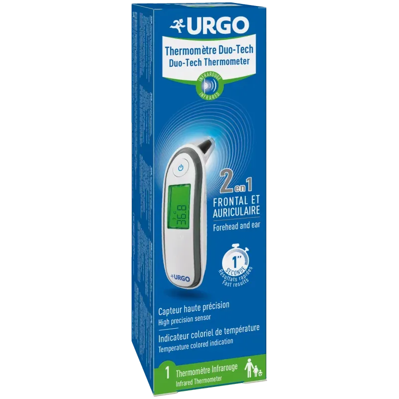 Urgo Thermomètre Duo-Tech 2en1 - Univers Pharmacie