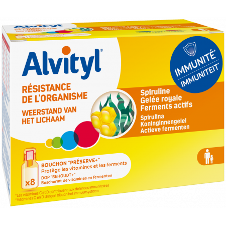 Alvityl Résistance de l'Organisme 8X10ml - Univers Pharmacie