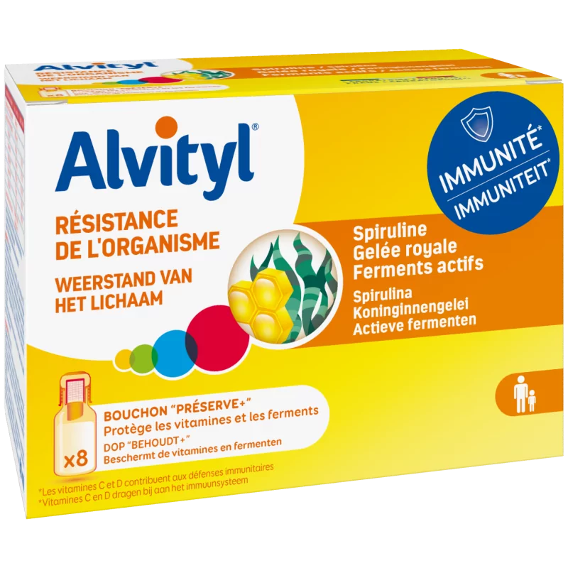 Alvityl Résistance de l'Organisme 8X10ml - Univers Pharmacie