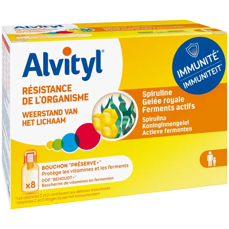 Alvityl Résistance de l'Organisme 8X10ml - Univers Pharmacie