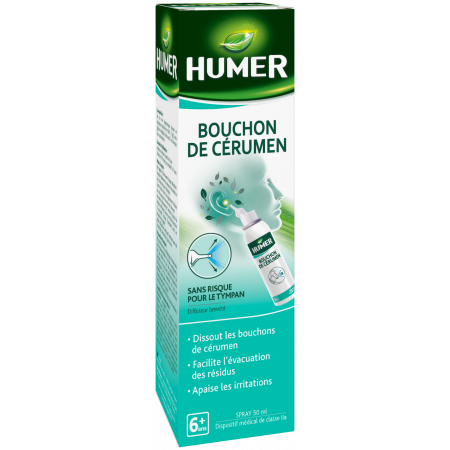Humer Bouchon de Cérumen 50ml - Univers Pharmacie
