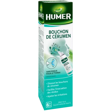 Humer Bouchon de Cérumen 50ml - Univers Pharmacie