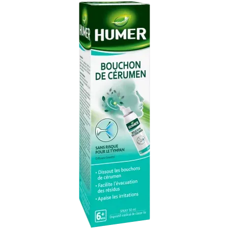 Humer Bouchon de Cérumen 50ml - Univers Pharmacie