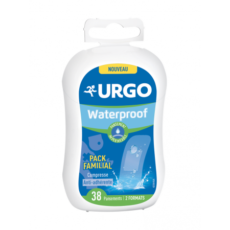 Urgo Waterproof Pack Familial 38 pansements - Univers Pharmacie
