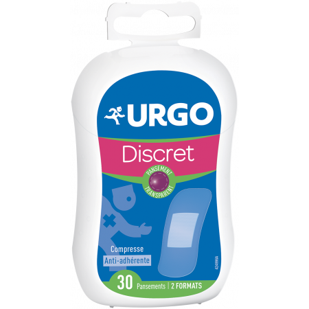 Urgo Discret 2 Formats 30 pansements - Univers Pharmacie