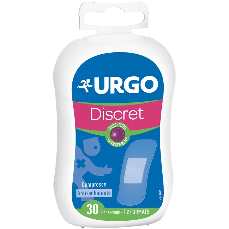 Urgo Discret 2 Formats 30 pansements - Univers Pharmacie