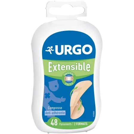 Urgo Extensible 2 formats 48 pansements - Univers Pharmacie