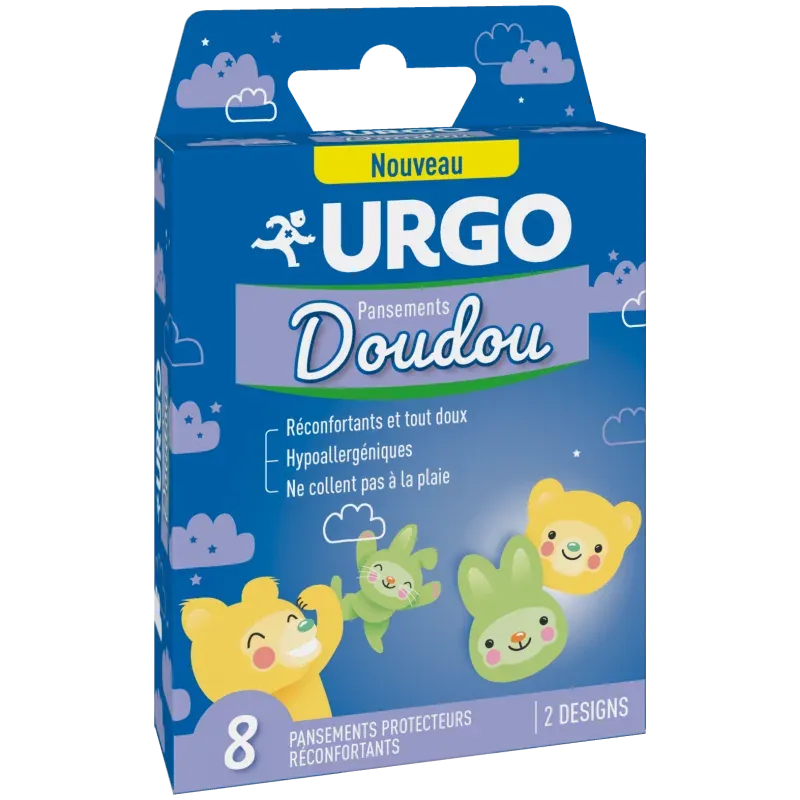Urgo Pansements Doudou Réconfortants X8 - Univers Pharmacie Urgo Pansements Doudou Réconfortants X8 - Univers Pharmacie