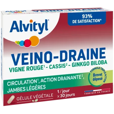 Alvityl Veino-Draine 30 gélules - Univers Pharmacie