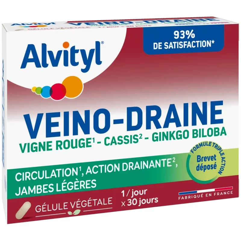 Alvityl Veino-Draine 30 gélules - Univers Pharmacie