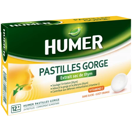 Humer Pastilles Gorge X24 - Univers Pharmacie