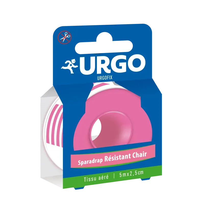 UrgoFix Sparadrap Tissé Couleur Chair 5mX2,5cm - Univers Pharmacie
