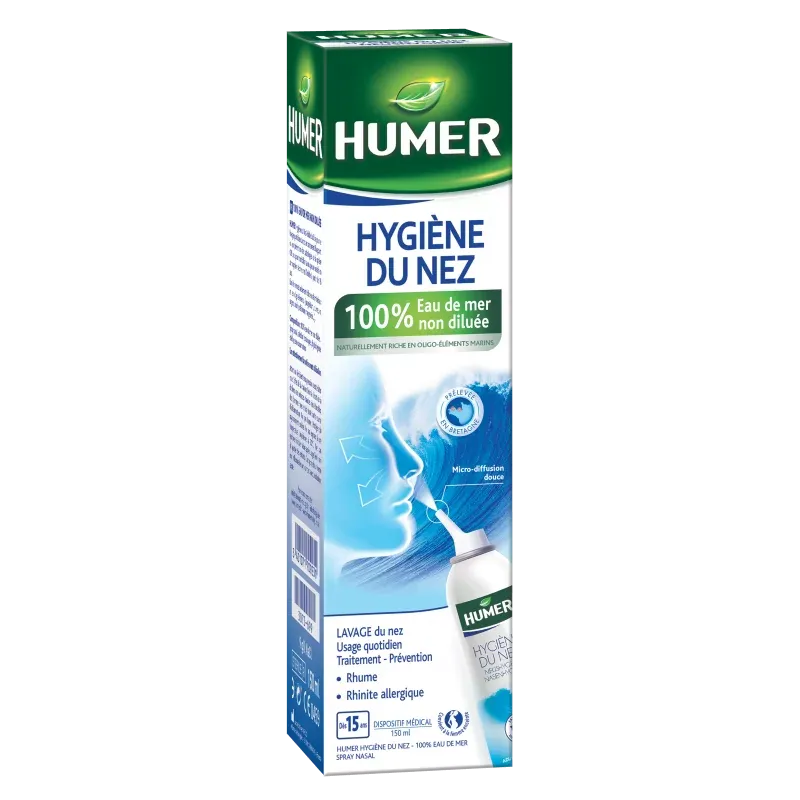 Humer Hygiène du Nez Adulte 150ml - Univers Pharmacie