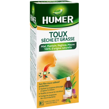 Humer Sirop Toux 170ml - Univers Pharmacie