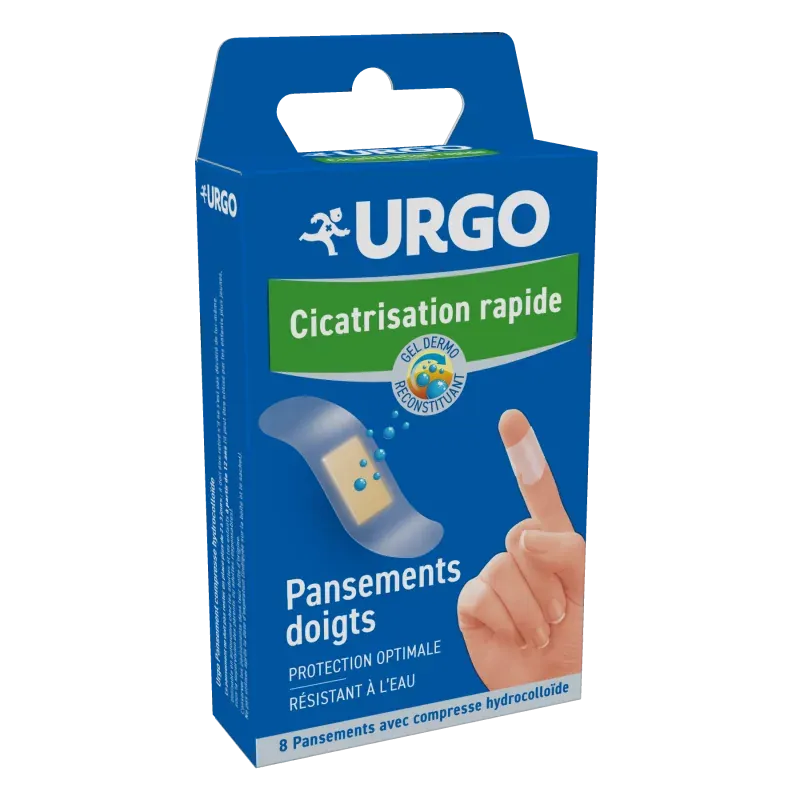 Urgo Pansement Doigt Cicatrisation Rapide X8 - Univers Pharmacie