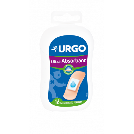 Urgo Ultra Absorbant 16 pansements - Univers Pharmacie