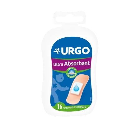 Urgo Ultra Absorbant 16 pansements - Univers Pharmacie
