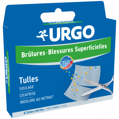 Urgo Brûlures et Blessures Superficielles Tulles X6 - Univers Pharmacie