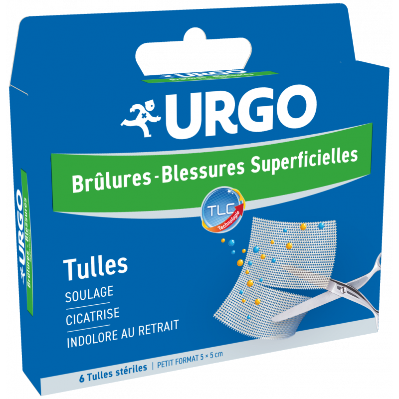 Urgo Brûlures et Blessures Superficielles Tulles X6 - Univers Pharmacie Urgo Brûlures et Blessures Superficielles Tulles X6 - Univers Pharmacie