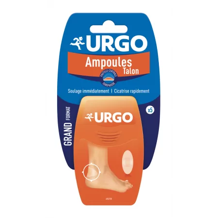 Urgo Ampoules Talon Grand Format 5 pansements - Univers Pharmacie