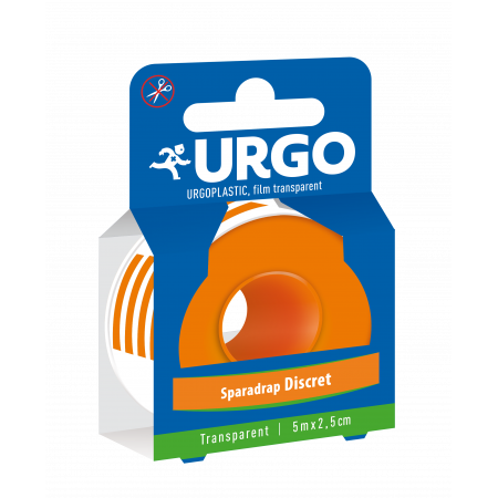 Urgo Urgoplastic Spradrap Discret Transparent 5mX2,5cm - Univers Pharmacie