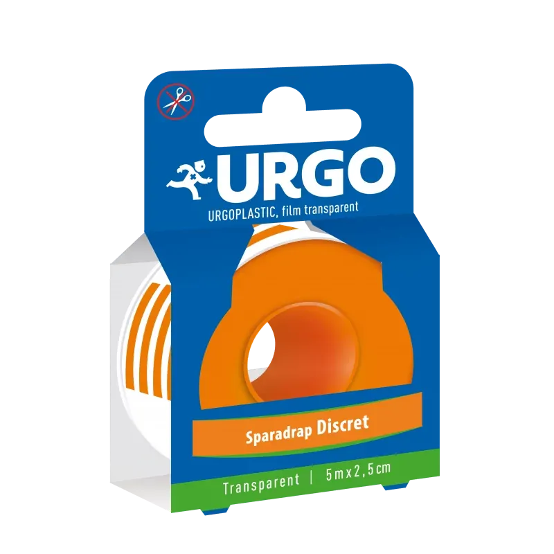 Urgo Urgoplastic Spradrap Discret Transparent 5mX2,5cm - Univers Pharmacie