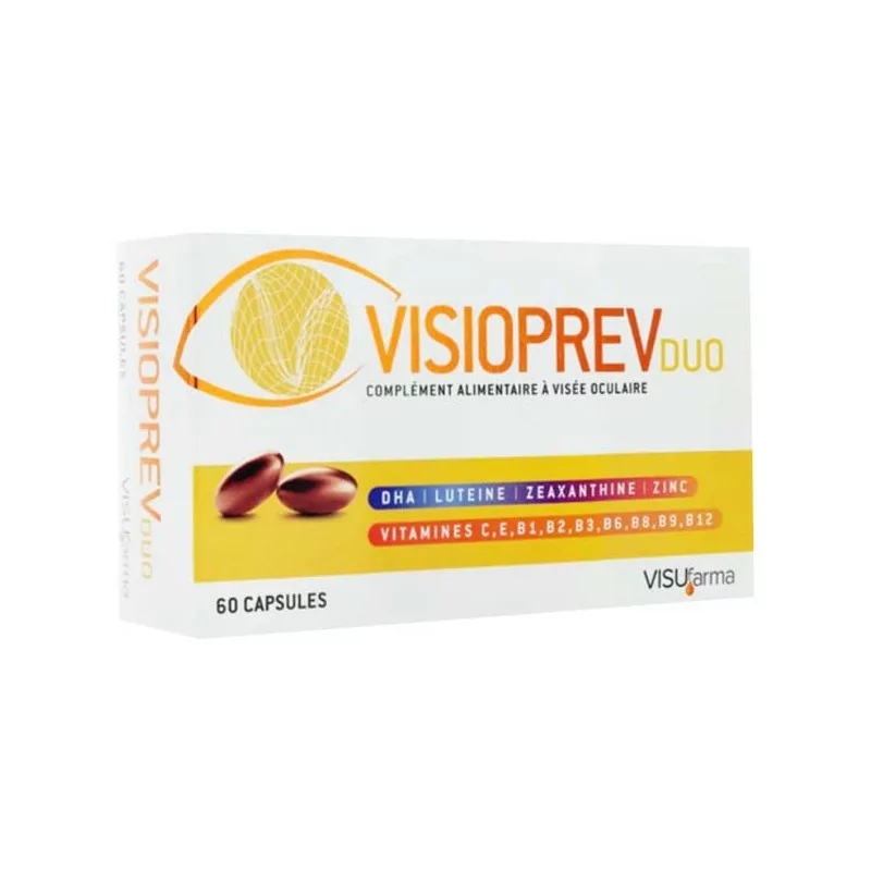 Visioprev Duo 60 capsules - Univers Pharmacie