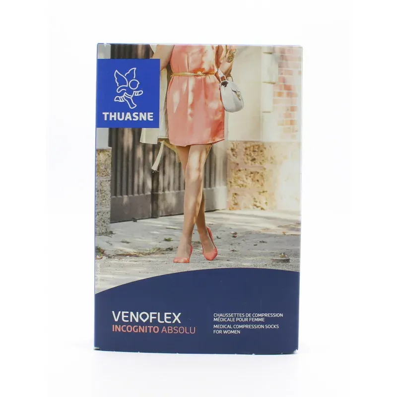 Thuasne Venoflex Incognito Absolu Chaussettes T2N Bronzé - Univers Pharmacie