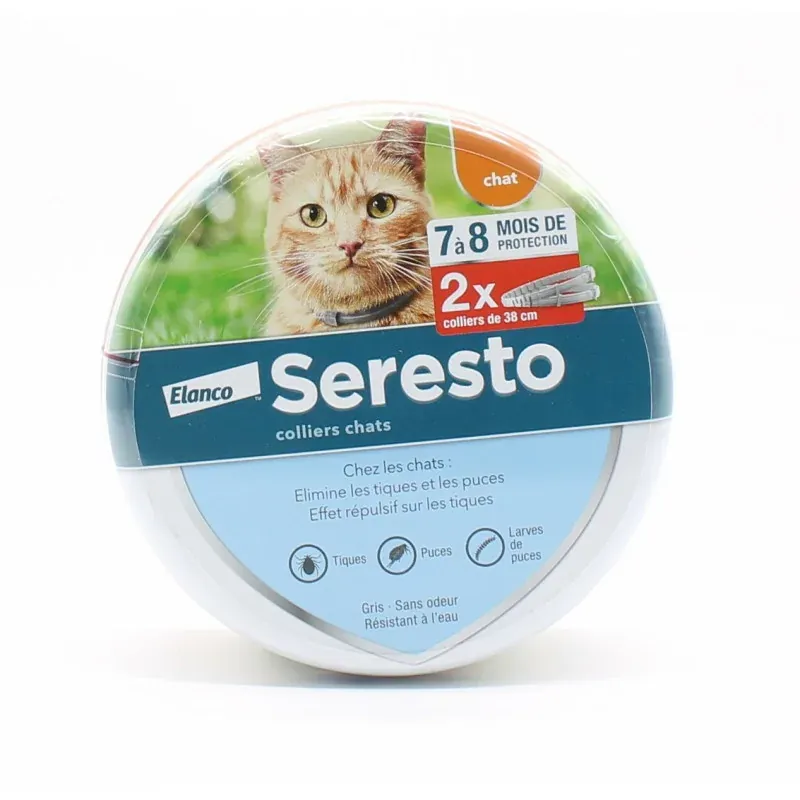 Seresto Colliers Chats X2 - Univers Pharmacie Seresto Colliers Chats X2 - Univers Pharmacie