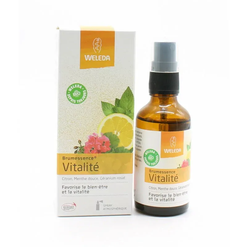 Weleda Brumessence Vitalité 50ml - Univers Pharmacie Weleda Brumessence Vitalité 50ml - Univers Pharmacie