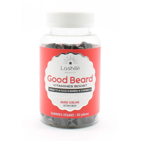 Lashilé Beauty Good Beard 60 gummies - Univers Pharmacie