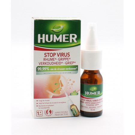 Humer Stop Virus Rhume Grippe 15ml - Univers Pharmacie