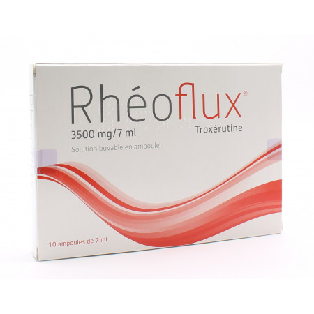 Rhéoflux 3500mg/7ml 10 ampoules - Univers Pharmacie