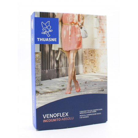 Thuasne Venoflex Incognito Absolu Chaussettes T3L Bronze - Univers Pharmacie