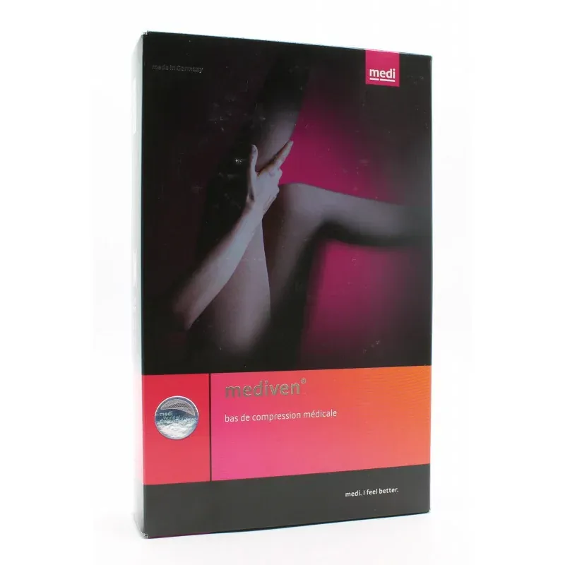 Mediven 20 Active Femme Bas Jarret T4L Charbon - Univers Pharmacie