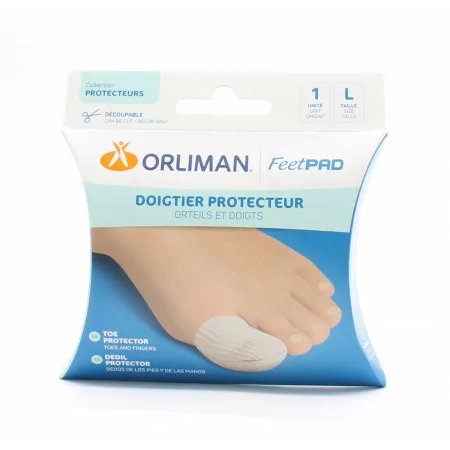 Orliman FeetPad Doigtier Protecteur Orteils et Doigts Taille L - Univers Pharmacie
