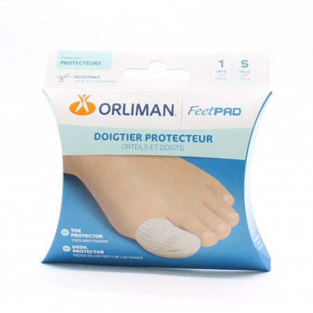 Orliman FeetPad Doigtier Protecteur Orteils et Doigts Taille S - Univers Pharmacie
