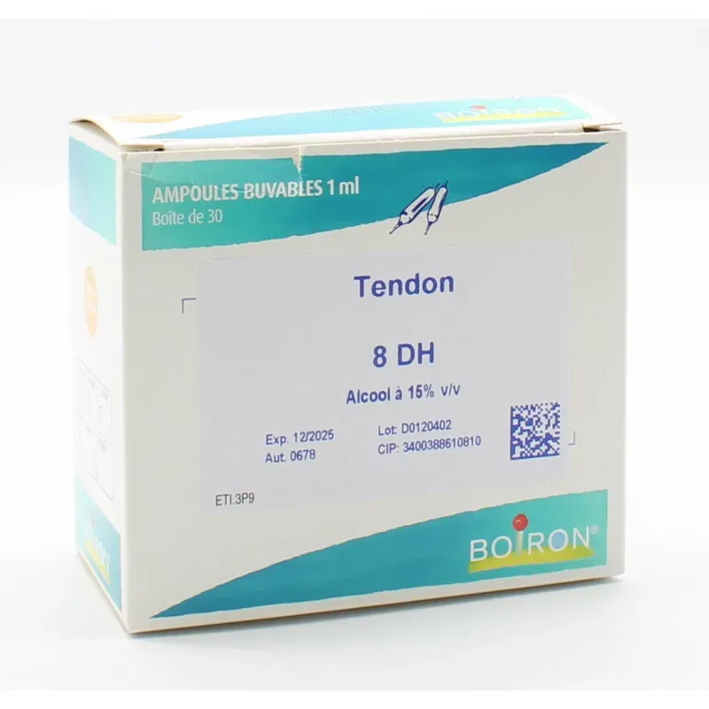 Boiron Tendon 8DH 30 ampoules - Univers Pharmacie