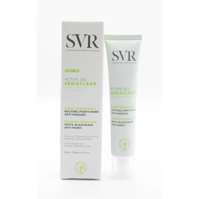 SVR Active Gel Sebiaclear Correcteur Intensif 40ml - Univers Pharmacie SVR Active Gel Sebiaclear Correcteur Intensif 40ml - Univers Pharmacie