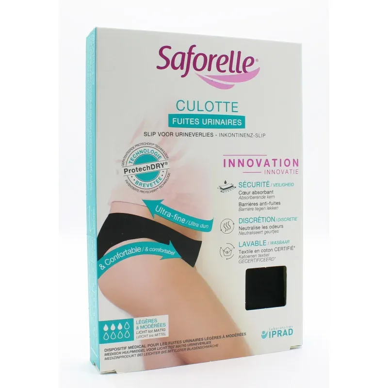 Saforelle Culotte Fuites Urinaires Taille 38 - Univers Pharmacie
