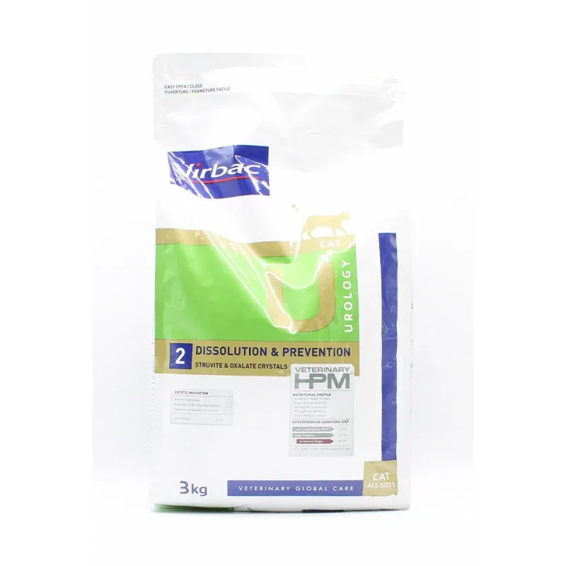 Virbac Cat Urology 2 Dissolution & Prevention Croquettes 3kg - Univers Pharmacie