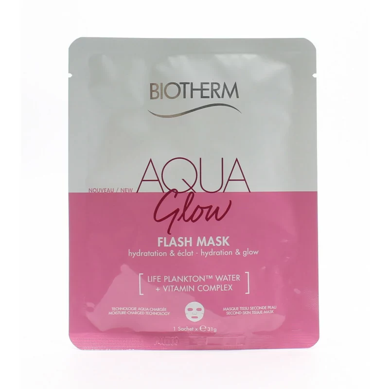 Biotherm Aqua Glow Flash Mask 1 sachet de 31g - Univers Pharmacie