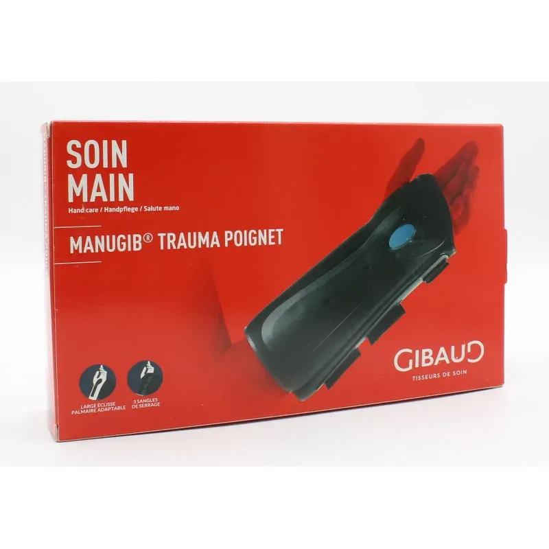 Gibaud Soin Main Trauma Poignet Gauche Orthèse de MainTaille 2 - Univers Pharmacie