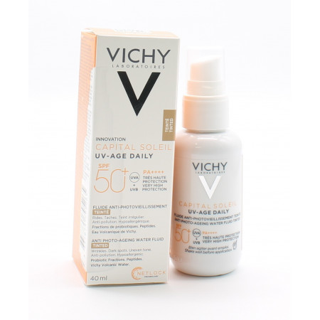 Vichy Capital Soleil UV-Age Daily SPF50+ Fluide Teinté 40ml - Univers Pharmacie